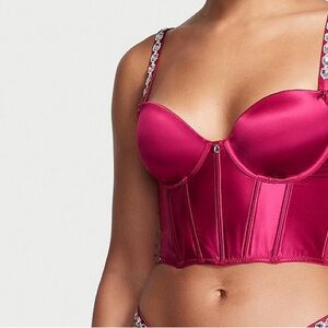 Victoria's Secret Pink Satin Bra Top